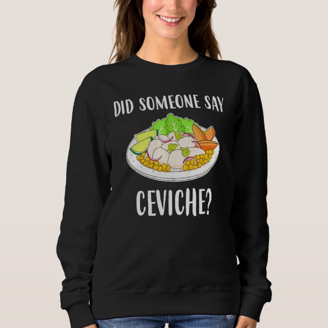 Sudadera Alguien dijo que ceviche (Anverso)