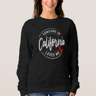Sudadera Alguien En California Me Ama