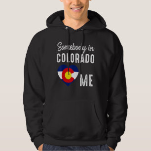Sudadera Alguien En Colorado En Denver Map Flag Co Souvenir