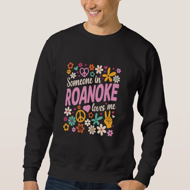 Sudadera Alguien En Roanoke Me Ama (Anverso)