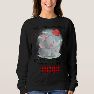 Sudadera Alguien Me Llamó Familia Elefante De Mamá