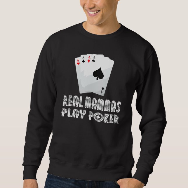 Sudadera Algunas Mammas Juegan Bingo Mammas Reales Jugar Po (Anverso)