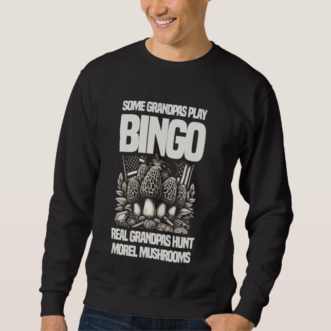 Sudadera Algunos abuelitos juegan al Bingo Real Grandpas Hu (Anverso)
