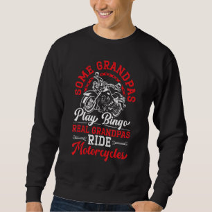 Sudadera Algunos Abuelos Juegan Bingo Motocicleta Biker M