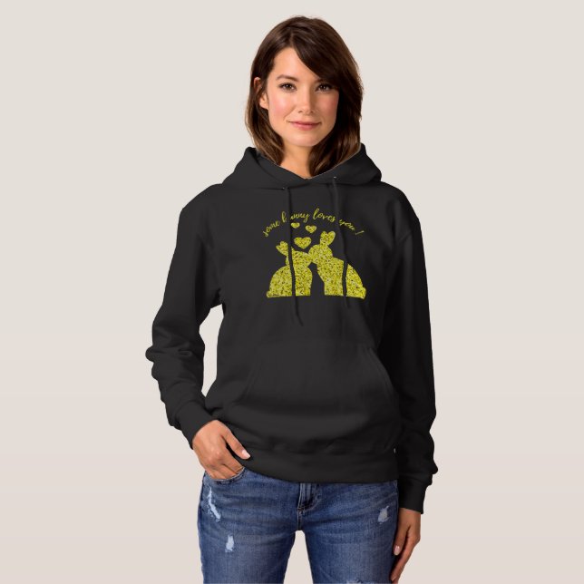 SUDADERA ALGUNOS BUNNY TE AMAN (Anverso completo)