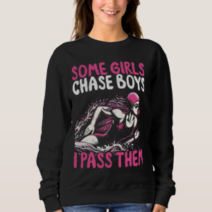 Sudadera Algunos Chicas persiguen niños que les paso - Nada