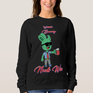 Sudadera Algunos conejitos necesitan humor de vino