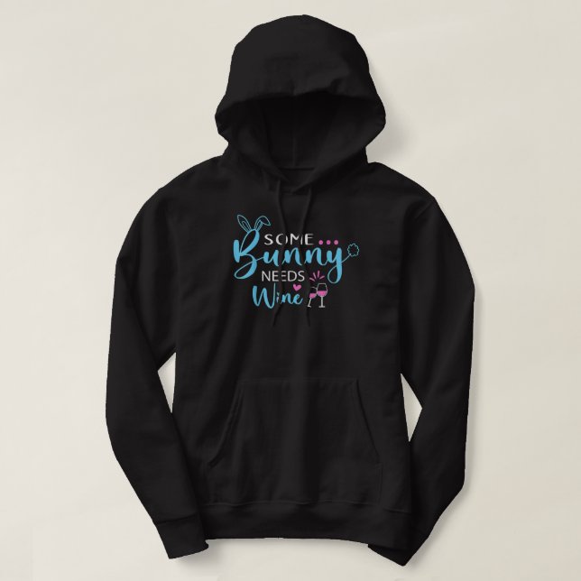 Sudadera Algunos conejitos necesitan un divertido día de Pa (Diseño del anverso)