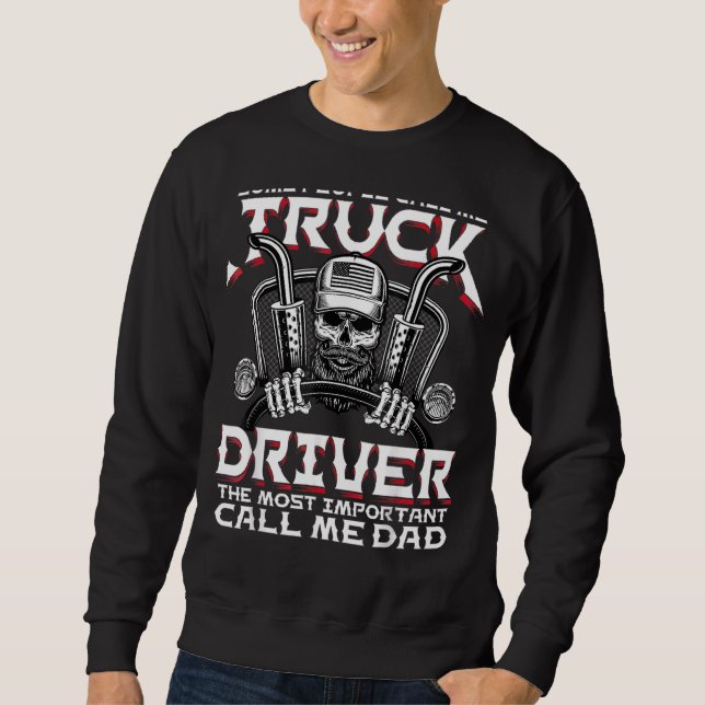 Sudadera Algunos Me Llaman Camionero Diesel Da (Anverso)