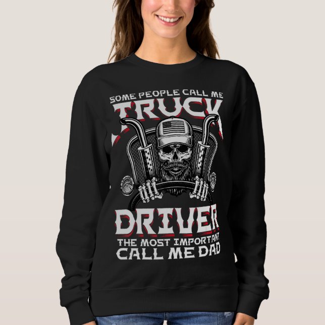 Sudadera Algunos Me Llaman Camionero Diesel Da (Anverso)