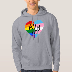 Sudadera Aliado AF III - Bandera LGBTQ Orgullo Gay Transgén