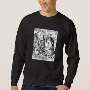 Sudadera Alicia De Tortuga Burlona En El Vintage Original D