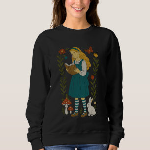 Sudadera Alicia en el libro del país de las maravillas Love