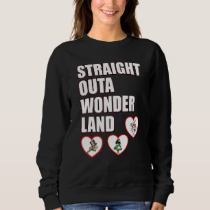 Sudadera Alicia En Hombres Maravillosos Mujeres Niños Direc
