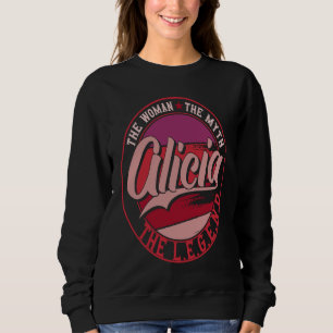 Sudadera Alicia la Dama del Mito la Leyenda