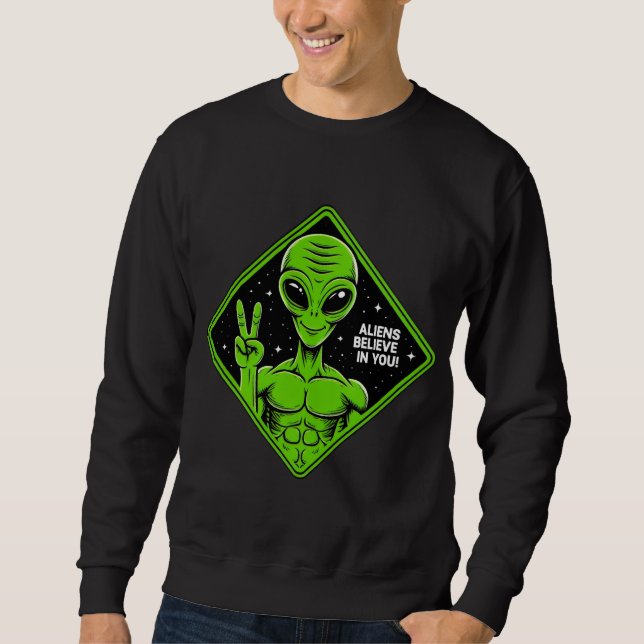 Sudadera Alien. (Anverso)