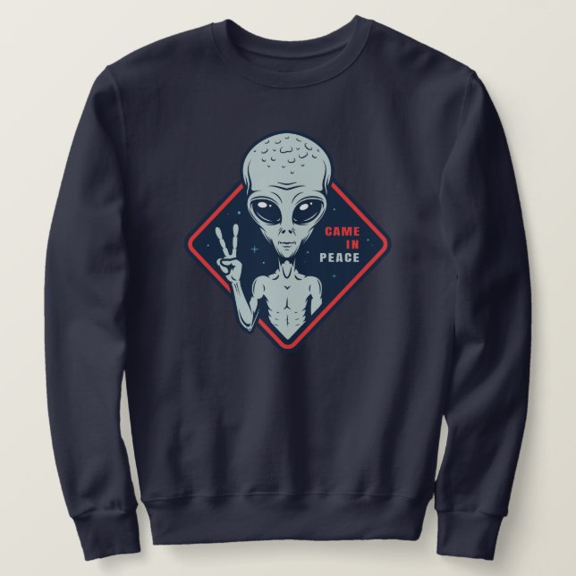 Sudadera Alien (Anverso del diseño)