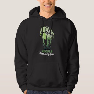 Sudadera Alien Big Foot Footprint Forest People not a big f