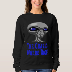 Sudadera Alien De Las Partes Exteriores Del Espacio Las Cra