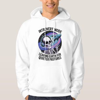 Sudadera Alien del espacio para esqueletos divertidos de la