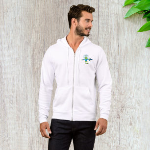 Sudadera Alien divertido con Ray Gun Sci-Fi Space Invader