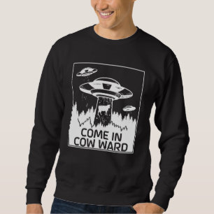 Sudadera Alien For Men Area 51 Space Head Green Ufo 2