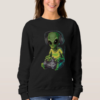 Sudadera Alien Gamer Video Games Boys Kids Teens Gaming Gra