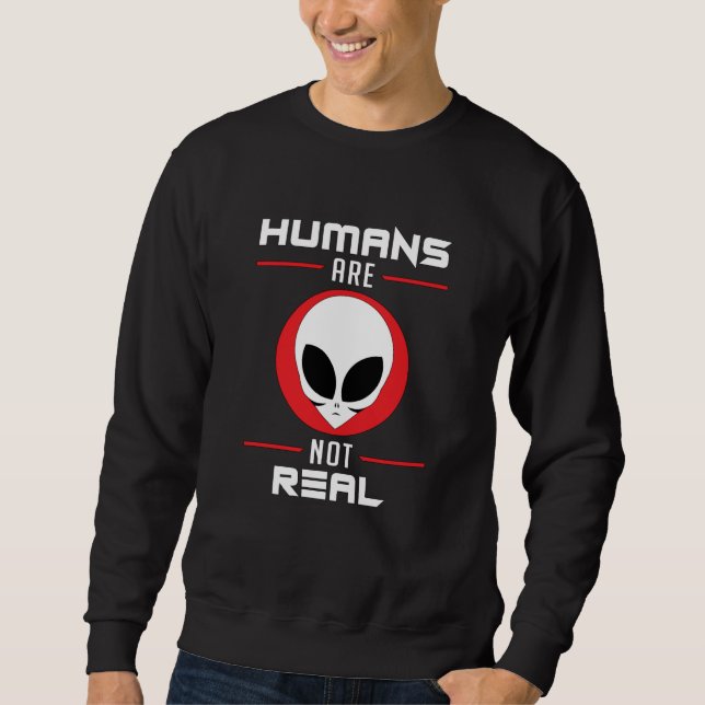 Sudadera Alien Head Ufo Aliens Area 51 Space Funny Gift (Anverso)