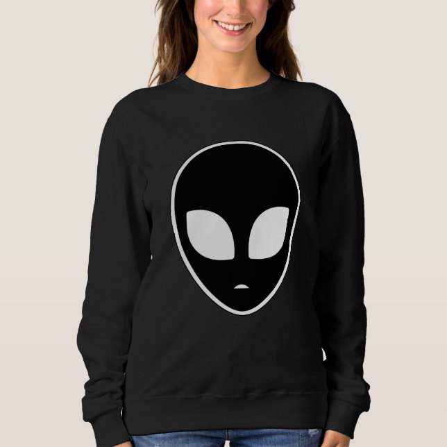 Sudadera Alien Head Ufo Aliens Space Area 51 Gracioso regal (Anverso)
