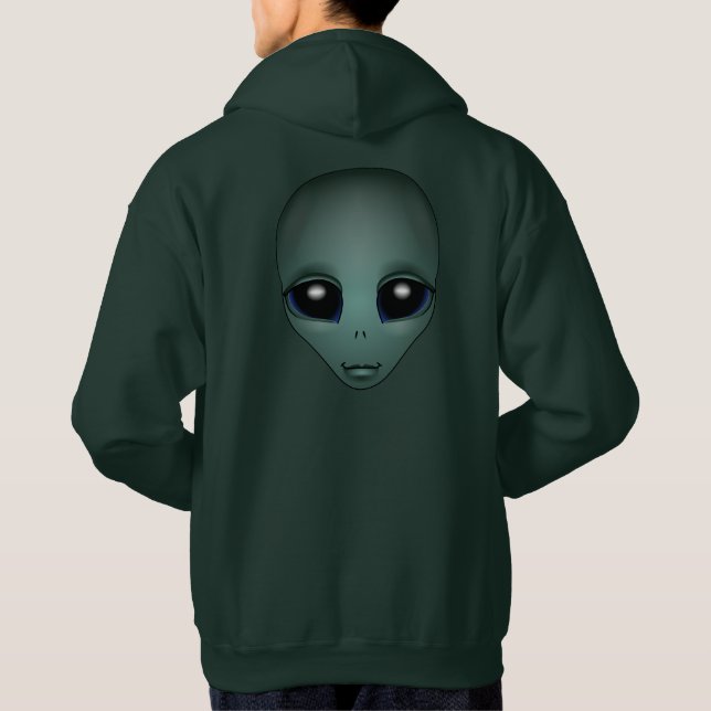 Sudadera Alien Hoodie Chaqueta Alien Hoodie, la Cuta de los (Reverso)