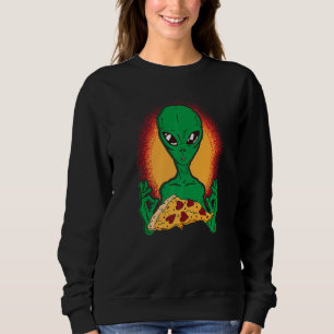Sudadera Alien Love Pizza