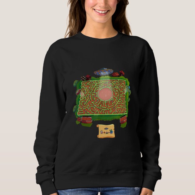 Sudadera Alien Maze, Jugable, Juego (Anverso)