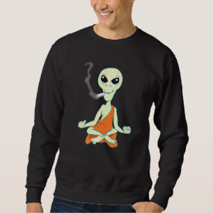 Sudadera Alien Mediación Amor Universal Y Unidad
