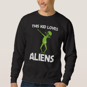 Sudadera Alien Para Niños Vida Extraterrestre