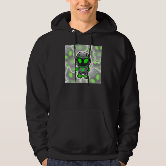 Sudadera Alien Robótico (Anverso)