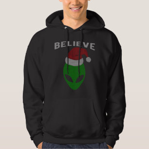 Sudadera Alien Santa al estilo de los Navidades de clase