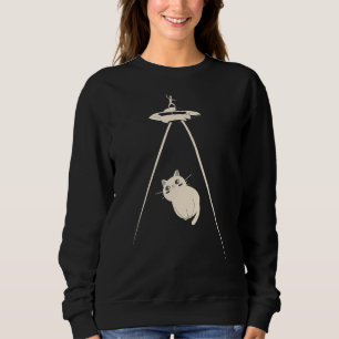 Sudadera Alien secuestrando a un gato kittín para Uap