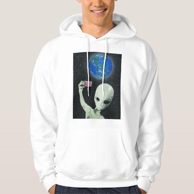 Sudadera Alien Selfie Hoodie (Anverso)