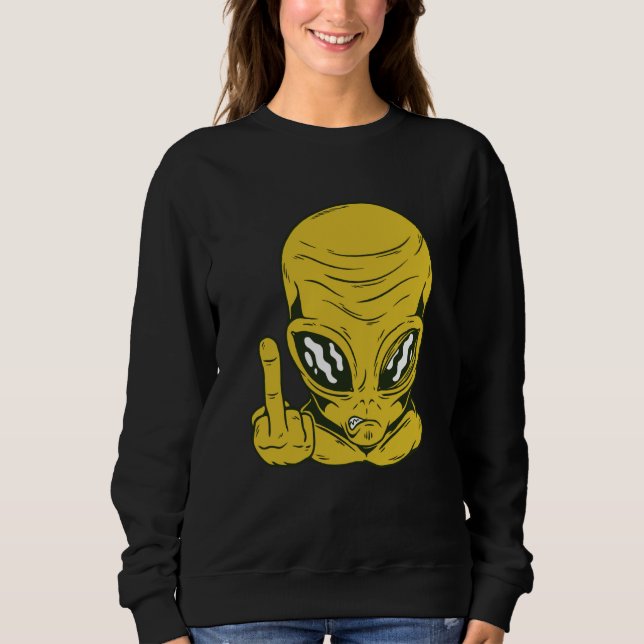 Sudadera Alien space aliens  1 (Anverso)