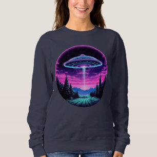 Sudadera Alien Spaceship Retro Futurista