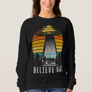 Sudadera Alien Ufo Cree Que Dat Alien Abducción Spaceship S