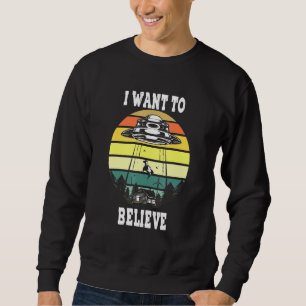 Sudadera Alien Ufo Hunter Que Quiero Creer El Día De Ufo
