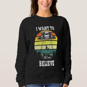 Sudadera Alien Ufo Hunter Que Quiero Creer El Día De Ufo