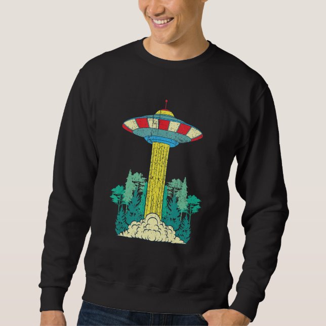Sudadera Alien Unidentified Flying Object Sci Fi Nature For (Anverso)