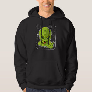 Sudadera Alien Verde Extraterrestre Extraterrestre Extrater