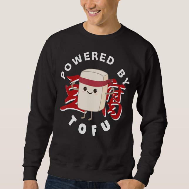 Sudadera Alimentado por el tofu (Anverso)