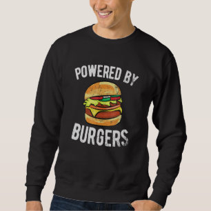 Sudadera Alimentado por hamburguesas - Cheeseburger