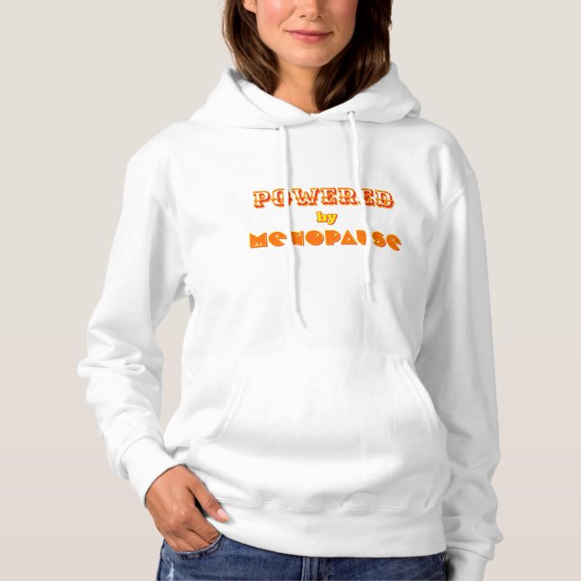 Sudadera Alimentado por Menopause 2 (Anverso)