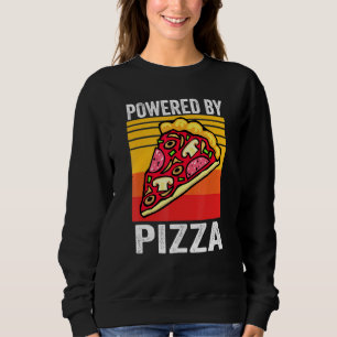 Sudadera Alimentado por Pizza Hombres Italianos De Comida