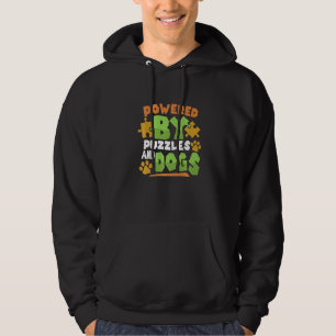 Sudadera Alimentado Por Puzzles Y Perros Puzzler Board G